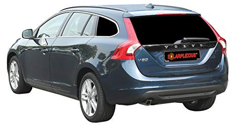 Solarplexius Auto-Sonnenschutz Scheiben-Tönung für Volvo V60 Bj. 09-18 Komplettsatz Keine Folie