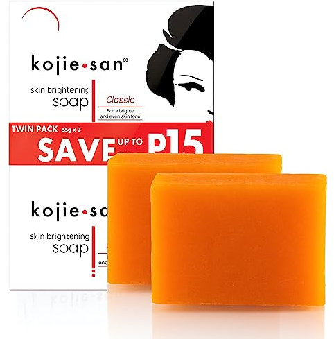 Kojie San - Savon Éclaircissant à l'Acide Kojique - 2 Barres - 65g - Pour une peau plus claire et radieuse