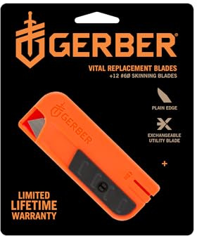 Gerber Ersatzklingen, Für Gerber Vital Pocket Folder, 12 Stück im Etui | 31-002739