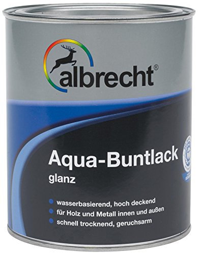 Albrecht Aqua-Buntlack glanz RAL 7035 375 ml, grau, 3400505900703500375
