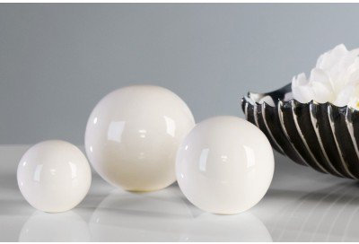 Casablanca Dekokugeln Whiteball (3er Set)-Design