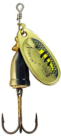 MAPSO - 5 Cucharillas de Pesca VLASON-2 OAN-N 6 GMS.
