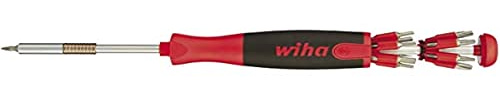 Wiha LiftUp Tournevis avec porte-embout 26-en-1 - Durable - 13 double-embouts dans la poignée