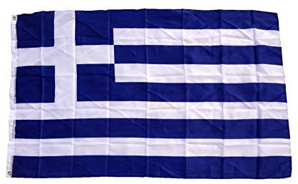 Drapeau grèce env. 90 x 150 cm