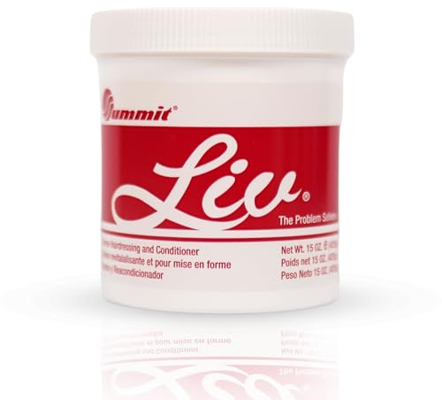 LIV Summit Creme Hairdressing and Conditioner for Dry Textured Hair – Deep Moisturizing Treatment, Breakage Support, Protective Styling Hydration, Softness & Manageability – 15 oz, Lasting Hydration