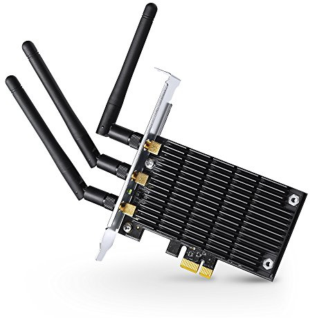 TP-LINK Archer T9E AC1900 WLAN Dual Band PCI-E Adapter (AC-Speed bis zu 1300Mbit/s, 3 Externe Antenne für besten WLAN-Empfang, Beamforming-Technologie, Windows 10/8.1/8/Vista/7/XP)
