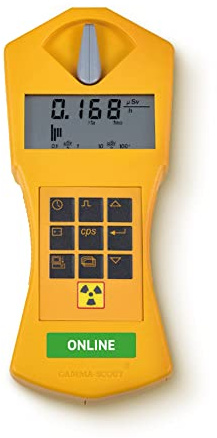 GAMMA-SCOUT Online | Contador Geiger para radiactividad con transmisión de datos en tiempo real, herramienta gráfica para la evaluación de datos, ticker, alarma, interfaz USB y software de evaluación