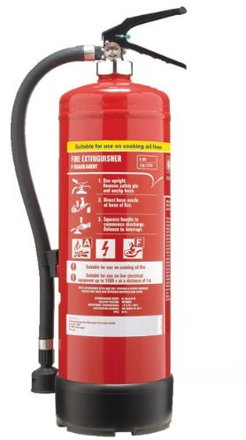 6ltr Kitemarked F-class Wet Chemical (Premium) Fire Extinguisher