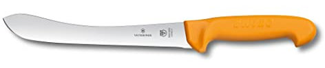 Victorinox, coltello da cucina per scuoiare Swibo, lama normale da 21 cm, manico in nylon, giallo
