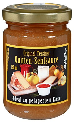 Mela cotogna Salsa di senape 150ml Mostarda di mele cotogne ideale a gelagertem Formaggio