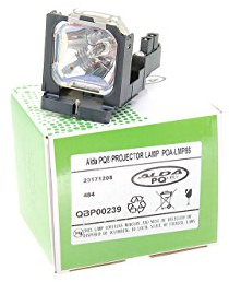 Alda PQ Premium, Beamer Lampe kompatibel mit SANYO PLV-Z1X, PLV-Z3, POA-LMP86, 610 317 5355 Projektoren, Lampe mit Gehäuse