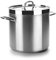 LACOR 54124 Hoher Suppentopf mit Deckel Durchmesser 24 cm C-L, Silber
