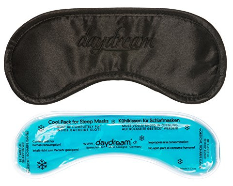 daydream B-1002 Schlafmaske mit Kühlkissen, schwarz