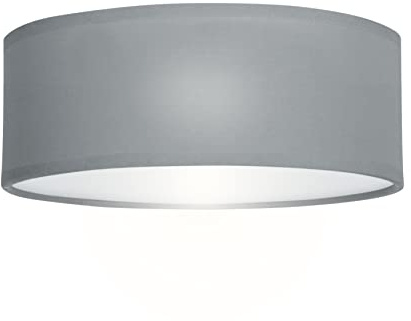 Smartwares Deckenleuchte, Metall, Grau, 30 cm