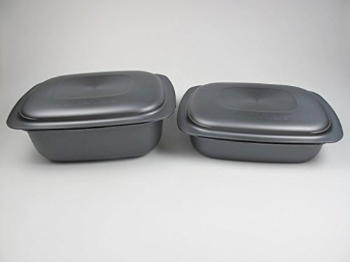 TUPPERWARE UltraPro 5,7L+3,3L Bräter Kasserolle flach Auflaufform Ultra Pro
