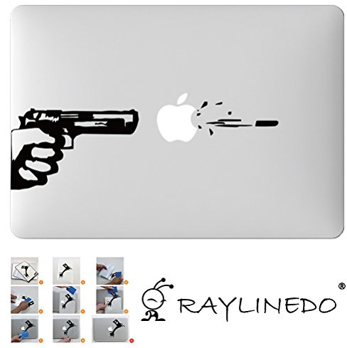 RayLineDo® 1 x abnehmbarer DIY-Aufkleber für MacBook Air Pro, Dekoration, Laptop-Aufkleber für 11 Zoll, 13 Zoll, 15 Zoll, 17 Zoll Z133