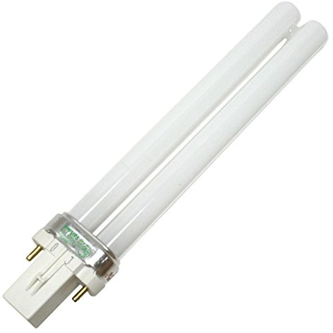 Philips Lighting 14869-2 - PL-S 9W/835/2P ALTO - 9 Watt CFL Light Bulb - Compact Fluorescent - 2 Pin G23 Base - 3500K -