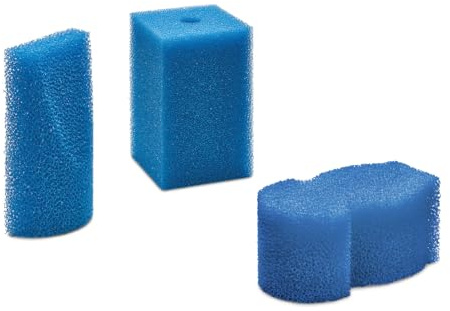 OASE 45106 Ersatz Filterschwamm Set für FiltoSmart 300 Aquarium Außenfilter, 3 Stück, blau