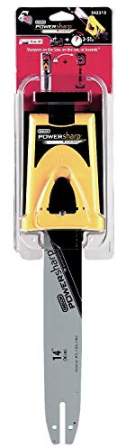 OREGON 542315 16-inch Powersharp Bar with Sharpener for 55 Drive Link Chain
