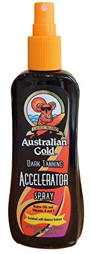 Australian Gold Accelerator Spray Dark Tanning Solarium Kosmetik Sunbed