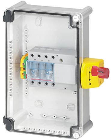Coffret de proximité 63A IK07 4P avec interrupteur-sectionneur Vistop et bornier de terre Viking 3