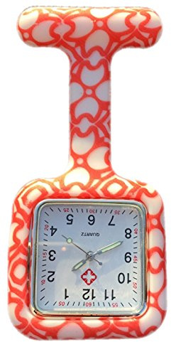 Boolavard Brandneue Mode Silikon Krankenschwestern Brosche Tunika Taschenuhr