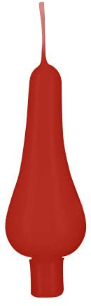 Baumkerzen Pariser Lichte Erdbeere Weihnachtsrot 9 x 3 cm 10 Stück, Weihnachtsbaumkerzen