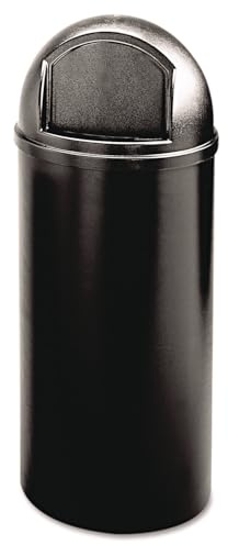 Rubbermaid | Abfallbehälter (PE) | feuerhemmend | Volumen 57 l | HxØ 930 x 390 mm | schwarz