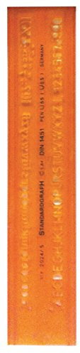 Graphoplex Schablone ISO-Buchstaben, 5 mm, orange, transparent