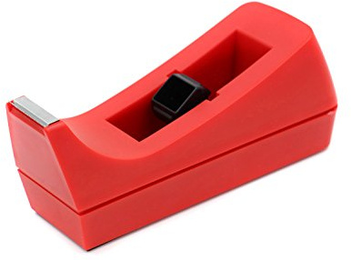 EasyPAG Desk Tape Dispenser for Tapes Within 1.0 Inch,Red