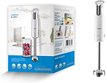 Grundig BL6280w BL 6280 w Stabmixer (1000 Watt, 700 ml Kunststoffbehälter) weiß