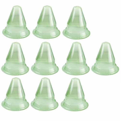 Windhager Pflanzenhut Sonnenhut Anzuchtglocke Pflanzenschutz vor Frost, Hagel, Sonne, Schnecken, Vögel, 10er Set, Ø 24 cm, grün