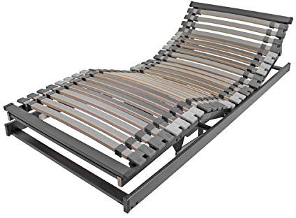 Betten-ABC MAX1 XXL - Extra Stabiler Lattenrost, Belastbar bis zu 250 kg, Hochwertiges Buchenholz, Made in Germany, 7-Zonen Unterstützung, Ausführung: XXXL Motor (bis 280 kg), Größe: 90 x 220 cm