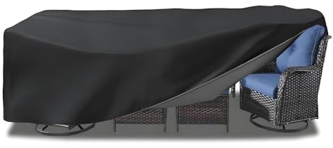 OOOXZO Housses de Canapés de Jardin Exterieur Imperméable, Housse Banc Exterieur Jardin, 110x80x70cm/LxWxH 600D Housse de Meuble Oxford Tissu Meuble de Jardin de Étanche Housse de Table Jardin