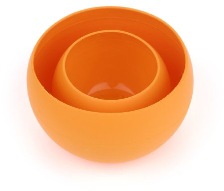 Guyot Designs Squishy Bowl and Cup Set, Tangerine