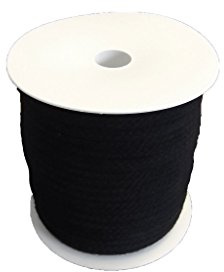 8mm – 40m Baumwollseil - schwarz auf Rolle von Hummelt®
