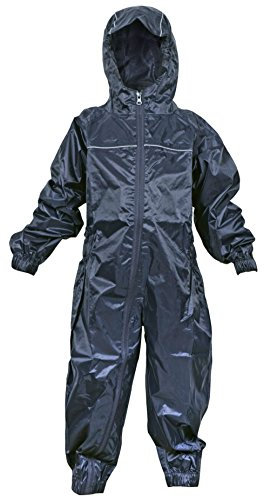 DRY KIDS Waterproof Rainsuit Navy 9/10yrs