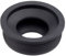 CORNAT T318508 Twin HT-Rubber Nipple 32/40x54mm, Black, Klein