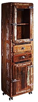 MASSIVMOEBEL24.DE | Massivmöbel lackiert Holz Eisen Altholz Industrial-Stil Vitrine Massivholz Holz Möbel Freezy #41