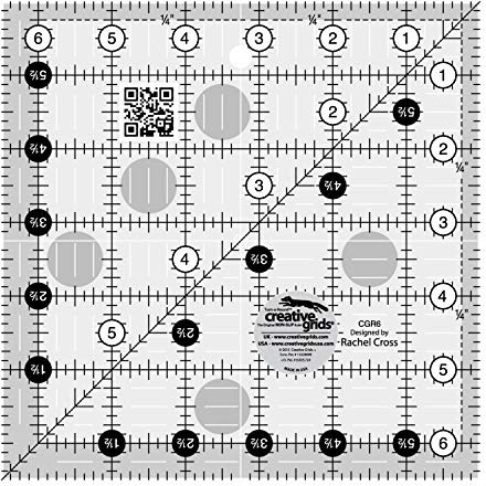 Creative Grids Quilting Ruler 6 1/2in Square by Creative Grids