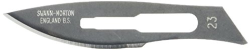 Swann-Morton ST23 Boîte de 100 Lames Stériles n°23
