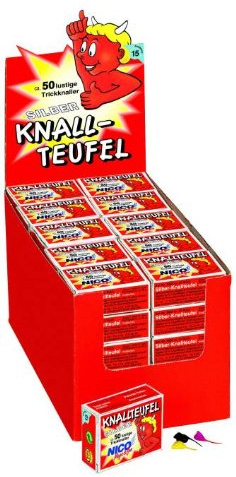 Knallteufel 50 Stück in Schachtel, Verpackungseinheit: 50 Schachtel