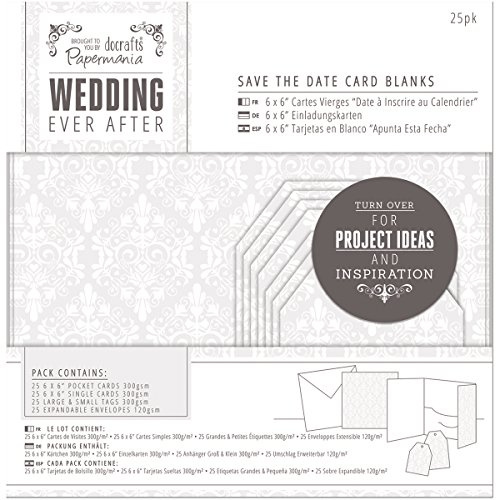 Papermania, Damast-Save The Date Karte Karten
