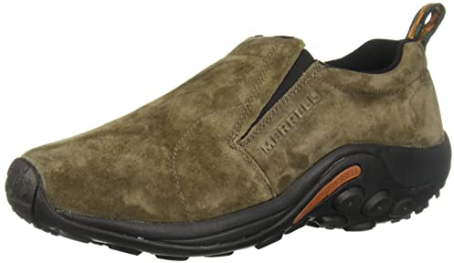 Merrell Jungle Moc Nubuck, Loafers för män, Brun (Gunsmoke Bred), 43.5 EU