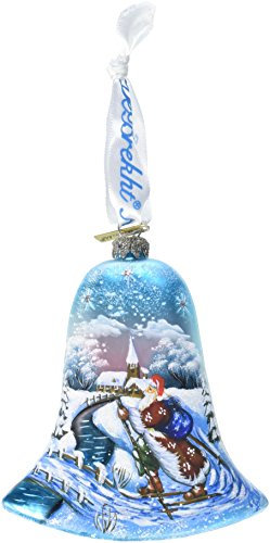 G. Debrekht - Campana in vetro con Babbo Natale, 3,5 mm