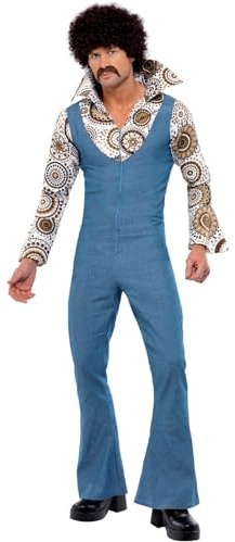 SMIFFYS Costume da ballerino all'ultima moda tuta con finta camicia attaccata Halloween