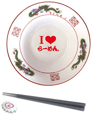 ARTHA I Love Ramen Japanese Soup Bowl and Diffuser Room Fragrance Set With Tray Set