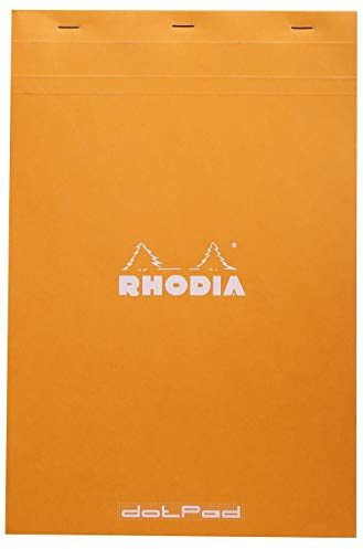 Rhodia 19558C Notizblock DotPad A4+ 80 Blatt dot Lineatur Orange
