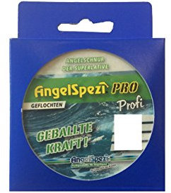 Angelschnur geflochten Farbe grün: Angel-Leine aus 100 % Dyneema für den Allround Einsatz auch in Salzwasser, je nach Durchmesser geeignet als Karpfen-Schnur, Aal-Schnur, Forellen-Schnur, Hecht-Schnur, Wels-Schnur sowie für Spinnfischen, Blinkern, Meeresangeln und mehr, Farbe: grün - Angel-Sehne Karpfen-Schnur (500 Meter, 0.20 mm)