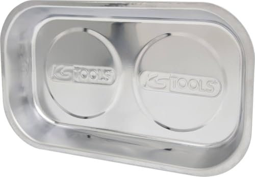 KS Tools 800.0151 Bandeja magnética de acero fino, 140x240mm